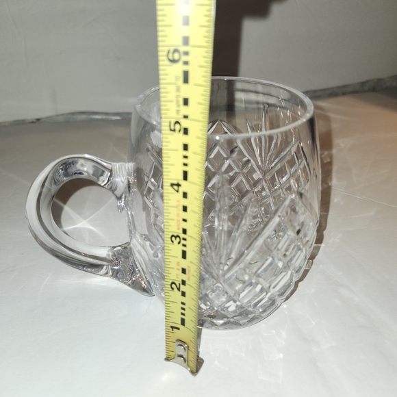 Galway Irish Crystal Clifden Latest Beer Mug Tankard - Made In Ireland 4 3/4" - Picture 6 of 11